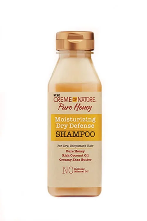 Creme of Nature Pure Honey Moisturizing Dry Defense Shampoo 12 oz