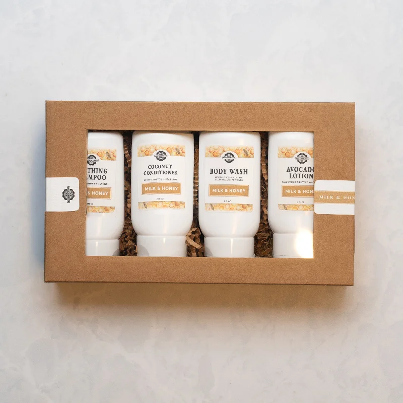 Gift Ready | Travel Kit | Milk & Honey | 2 oz