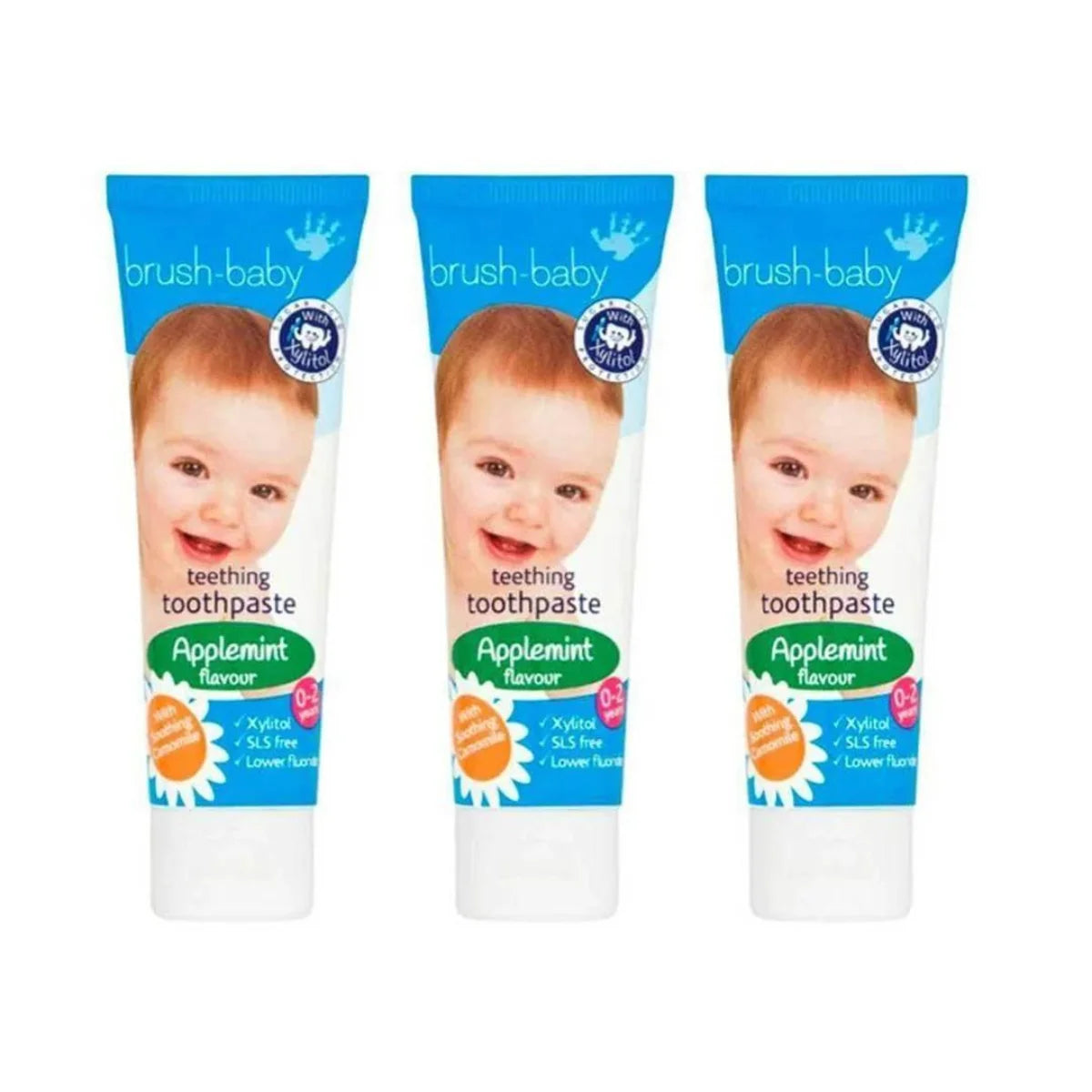 Teething Baby Toothpaste - 3 Pack