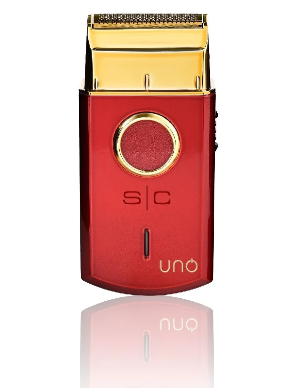 StyleCraft Uno USB Rechargeable Single Foil Shaver - Red (SCUNOSFSR)