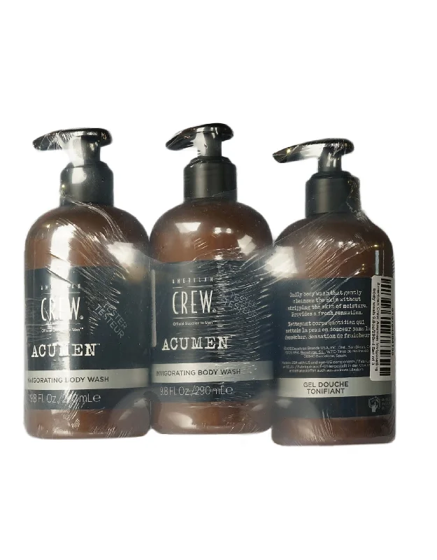 American Crew Acumen Invigorating Body Wash 9.8 OZ Set of 3