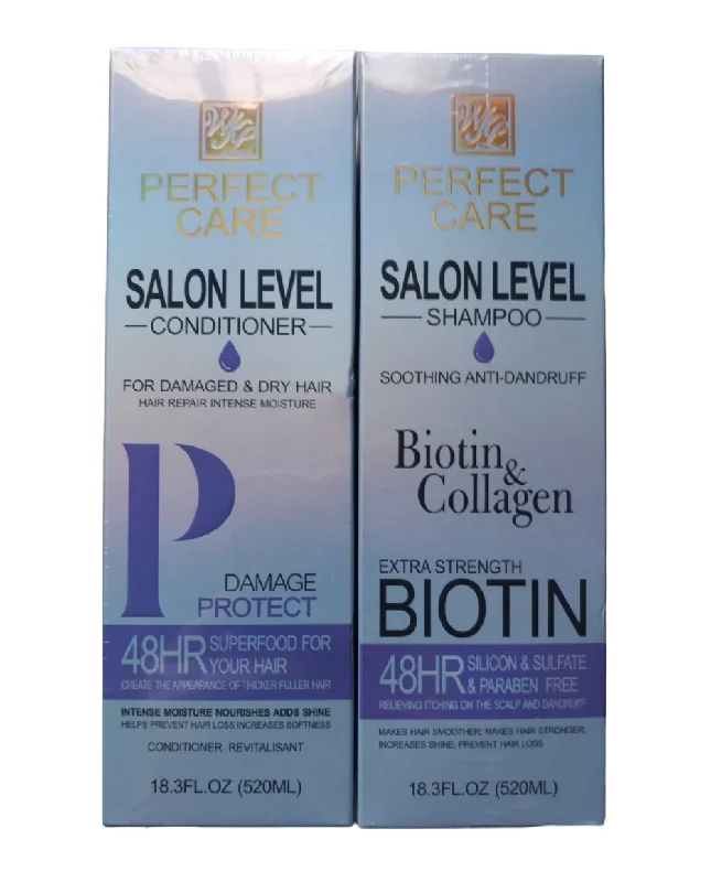 (Combo ) Perfect Care Biotin and Collagen Shampoo & Conditioner 520ML