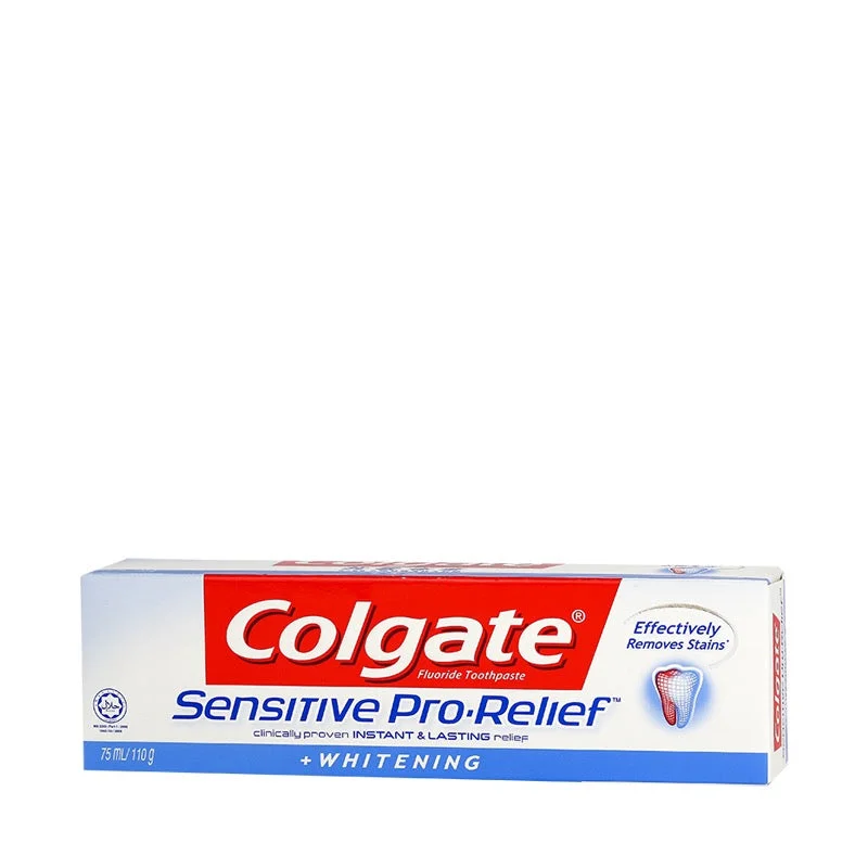 Colgate Sensitive Pro-Relief Whitening Fluoride Toothpaste 110g