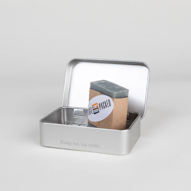 Zero-Waste Shave Bar with Travel Tin