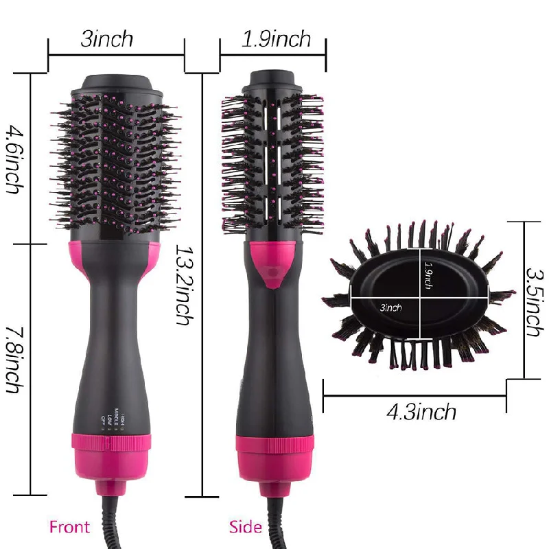 brush and Hair curlers