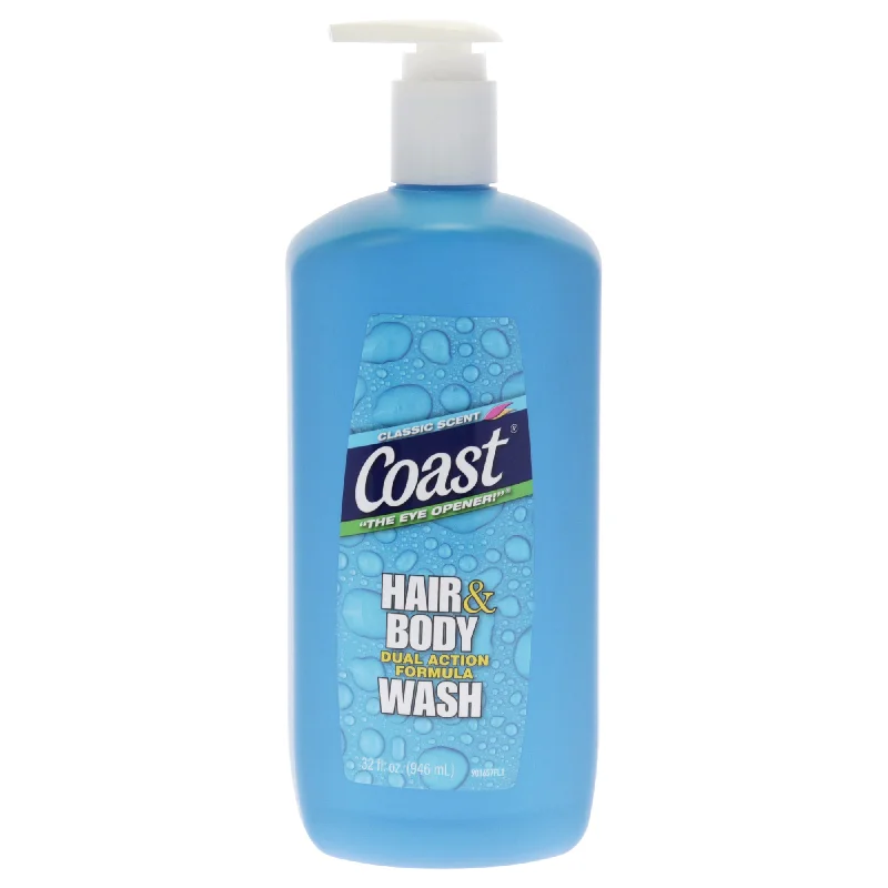 Hair and Body Wash - Classic Scent by Coast for Unisex - 32 oz Body Wash