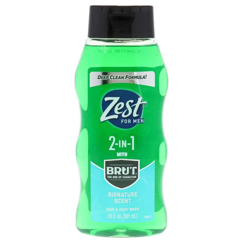 2-in-1 Hair and Body Wash - Signature Scent by Zest for Men - 20 oz Body Wash