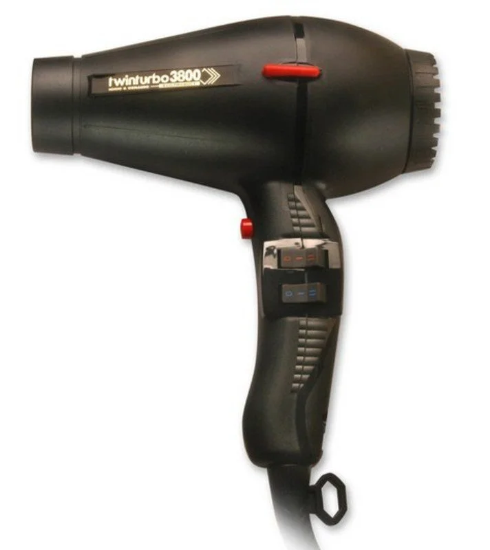 TURBO POWER TWIN TURBO 3800 IONIC CERAMIC HAIR DRYER-BLACK