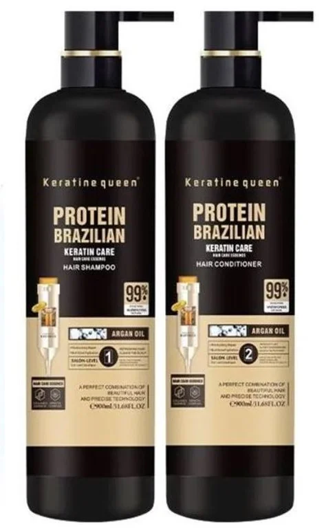 Combo  Protein Brazilian Keratin Care Hair Shampoo & Conditioner 900ML