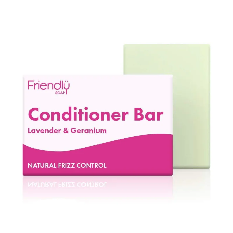 Friendly Soap Lavender & Geranium Conditioner Bar 95g