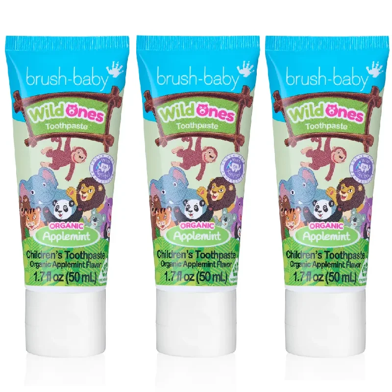 WildOnes Applemint Childrens Toothpaste - 3 Pack