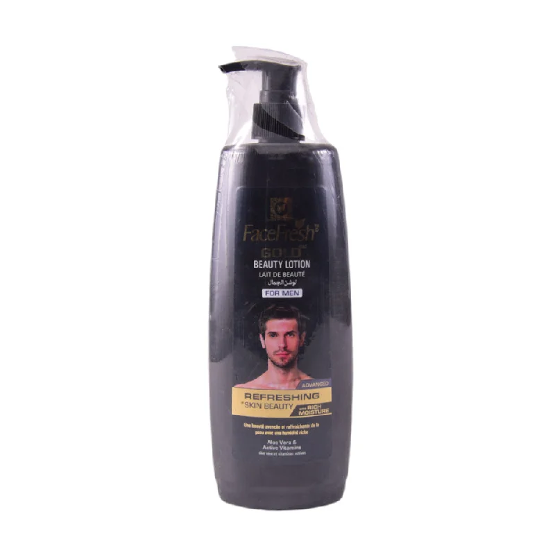 FACE FRESH GOLD BEAUTY LOTION FOR MEN 400ML