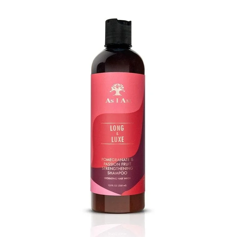 As I Am Long & Luxe Pomegranate & Passion Fruit Strengthening Shampoo