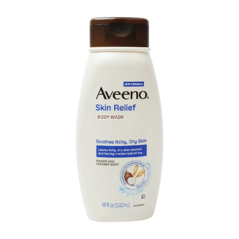 AVEENO BODY WASH COCONUT SCENTED SOOTHES ITCHY 532 ML