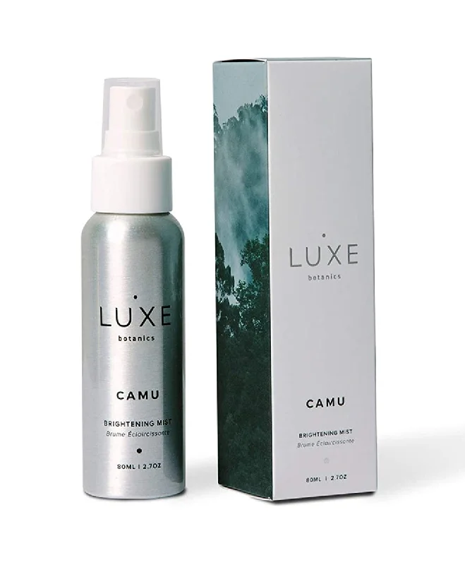 Luxe Botanics Camu Brightening Mist - A Toner to Hydrate, Illuminate and Plump Skin - Organic Camu Camu Berry, Vitamin C, Damascus Rose Water (2.70z)