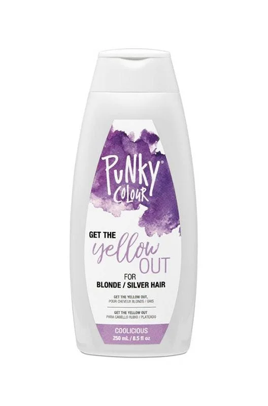 Punky Colour Get the Yellow Out: Coolicious Purple Toner for Blonde/Silver Hair (250ml/8.5oz)