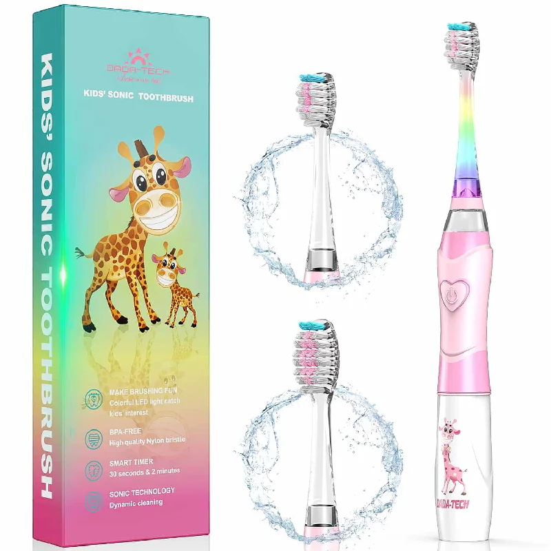 Dada-Tech Kids Electric Toothbrush with Led Light Timer