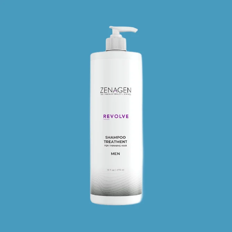 Zenagen Revolve Shampoo for Men, 16-oz Hair loss Treatment for men Organic Plant Based