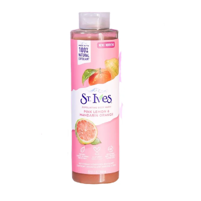 ST.IVES BODY WASH PINK LEMON & MANDARIN ORANGE 650 ML