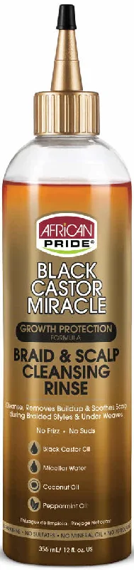 African Pride Black Castor Miracle Braid & Scalp Cleansing Rinse