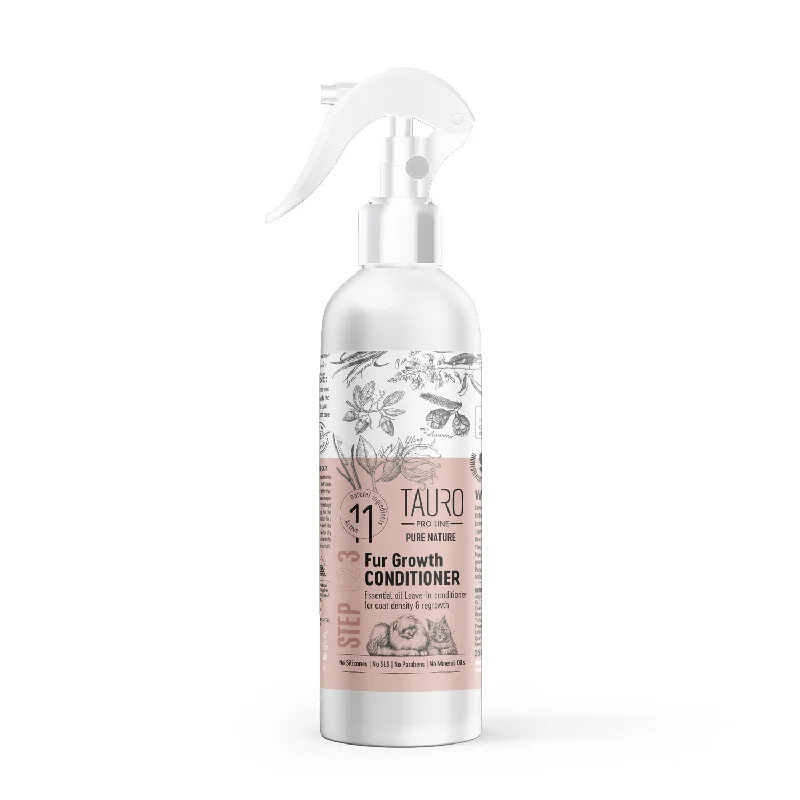 Tauro Pro Line Pure Nature Fur Growth Leave-In Prompting Conditioner Spray For Daily Pet Skin And Coat Care, Hair Regrowth