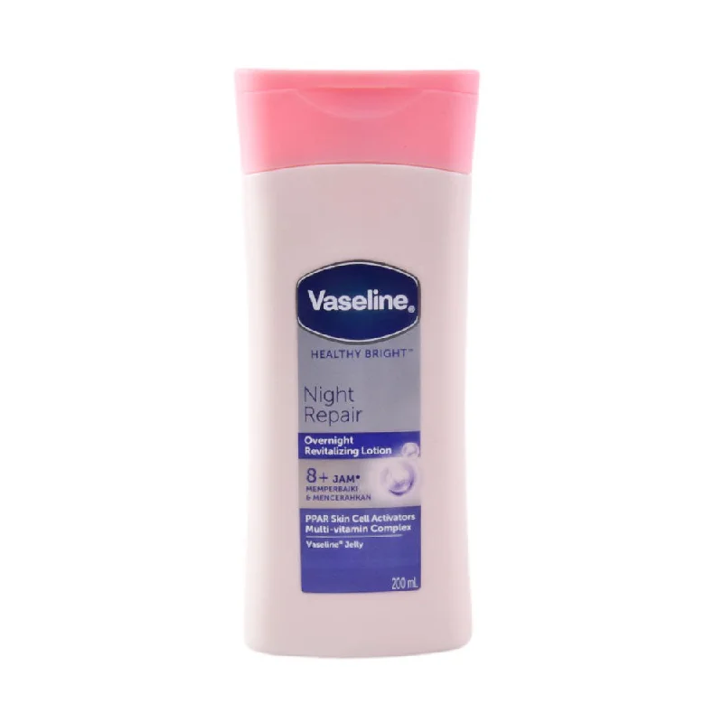 VASELINE LOTION HEALTHY BRIGHT NIGHT REPAIR 200 ML