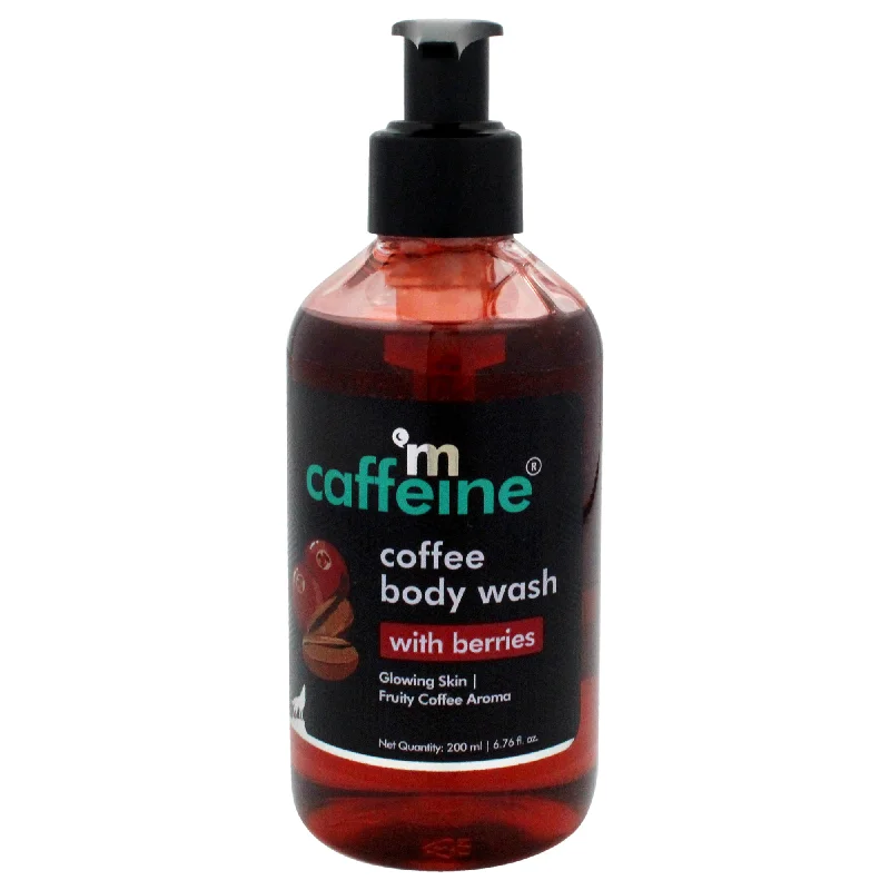 Coffee Body Wash - Berries by mCaffeine for Unisex - 6.76 oz Body Wash