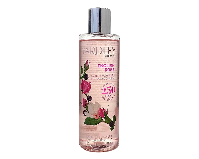 Yardley English Rose Luxury Body Wash for Women 8.4 oz / 250 ml