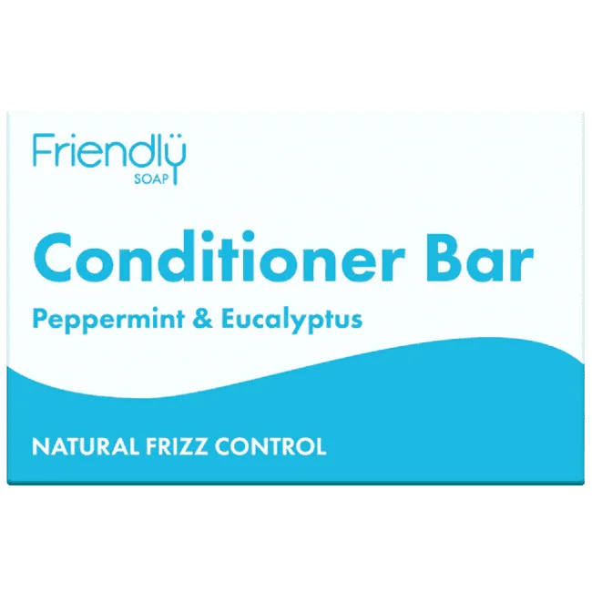 Friendly Soap Conditioner Bar Peppermint & Eucalyptus 90g