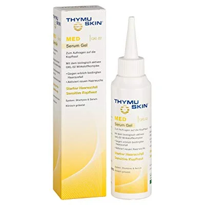 THYMUSKIN Med - Hair Care Peptides Serum (Step #2) for Hair Growth Due to Hair Loss - for Sensitive Hair and Scalp Conditions Where Balding is Already Present