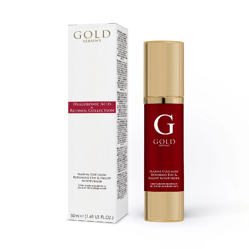 Gold Serums Marine Collagen Repairing Day & Night Moisturizer 1.69 fl oz