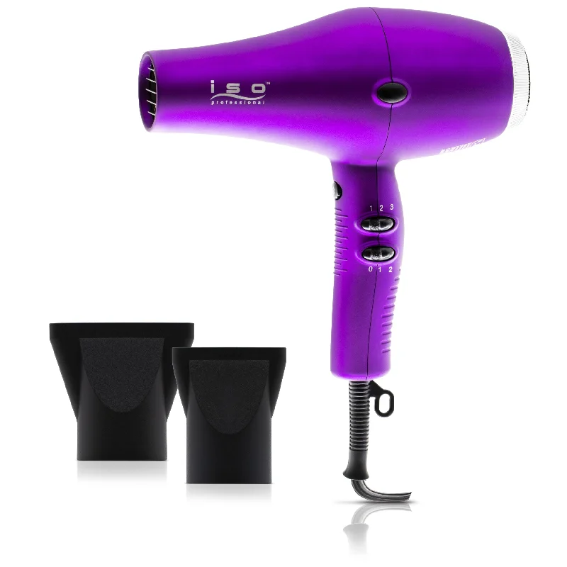 Nano Ionic 1875W DC Motor Turbo-Velocity Professional Hair Dryer