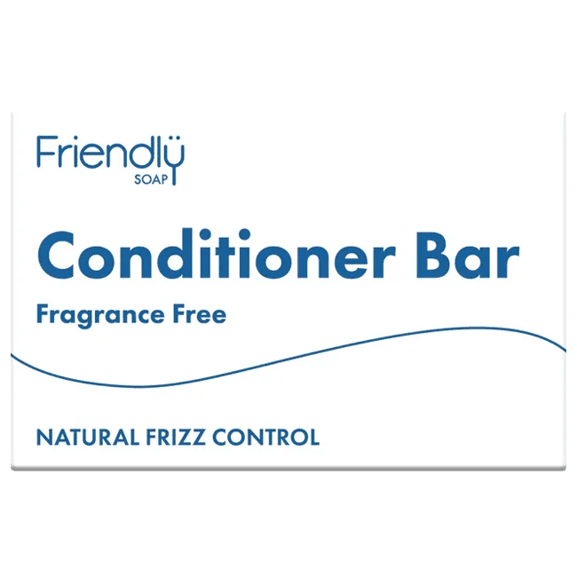 Friendly Soap Conditioner Bar Fragrance Free 90g