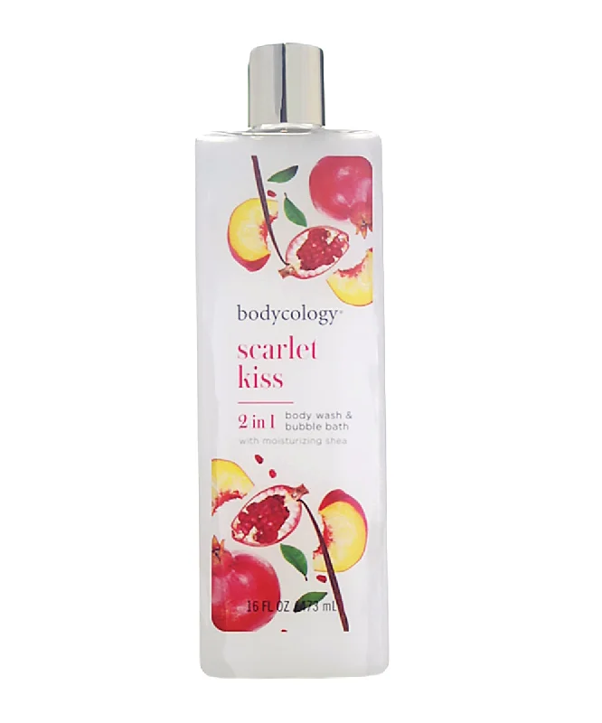 Bodycology Scarlet Kiss Body Wash for Women 16 oz