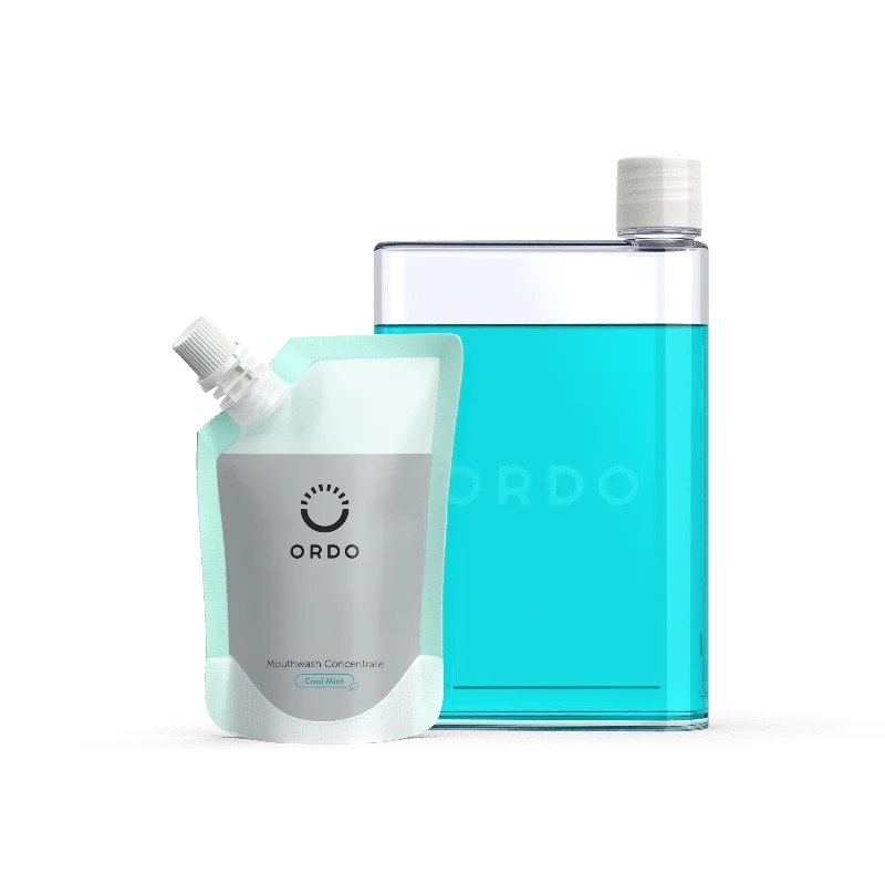 Ordo Reusable Mouthwash Bottle & Concentrate Bundle