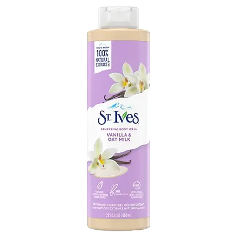 ST.IVES BODY WASH PAMPERING VANILLA & OAT MILK 650 ML