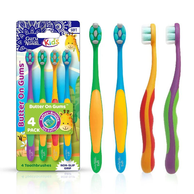 Kids Butter on Gums Toothbrush - 4 Pack