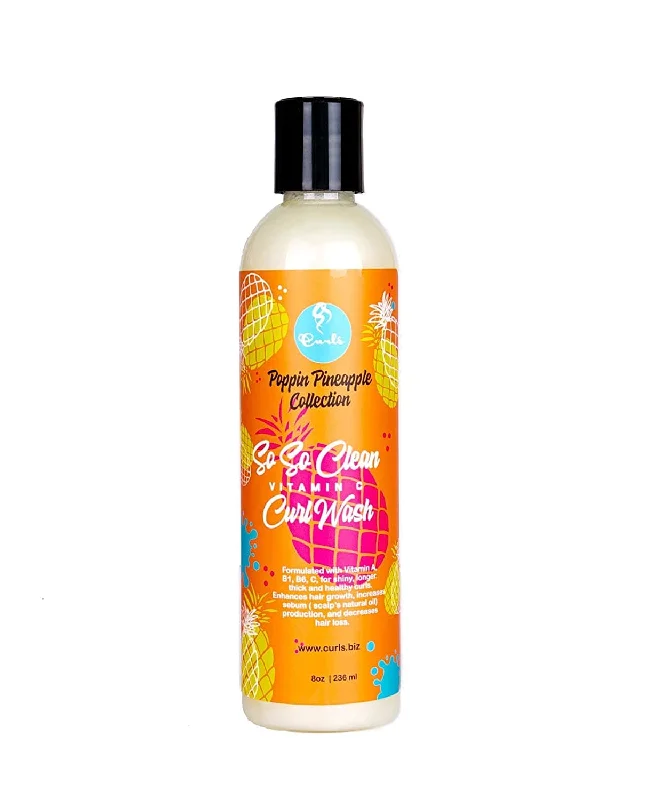 Curls Poppin Pineapple Collection So So Clean Vitamin C Curl Wash