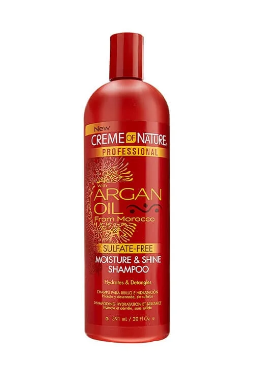 Creme of Nature Professional Argan Oil Sulfate-Free Moisture & Shine Shampoo 20 oz