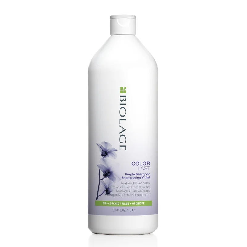 Biolage Everyday Essentials Colorlast Purple Shampoo with Fig & Orchid Flower 1L