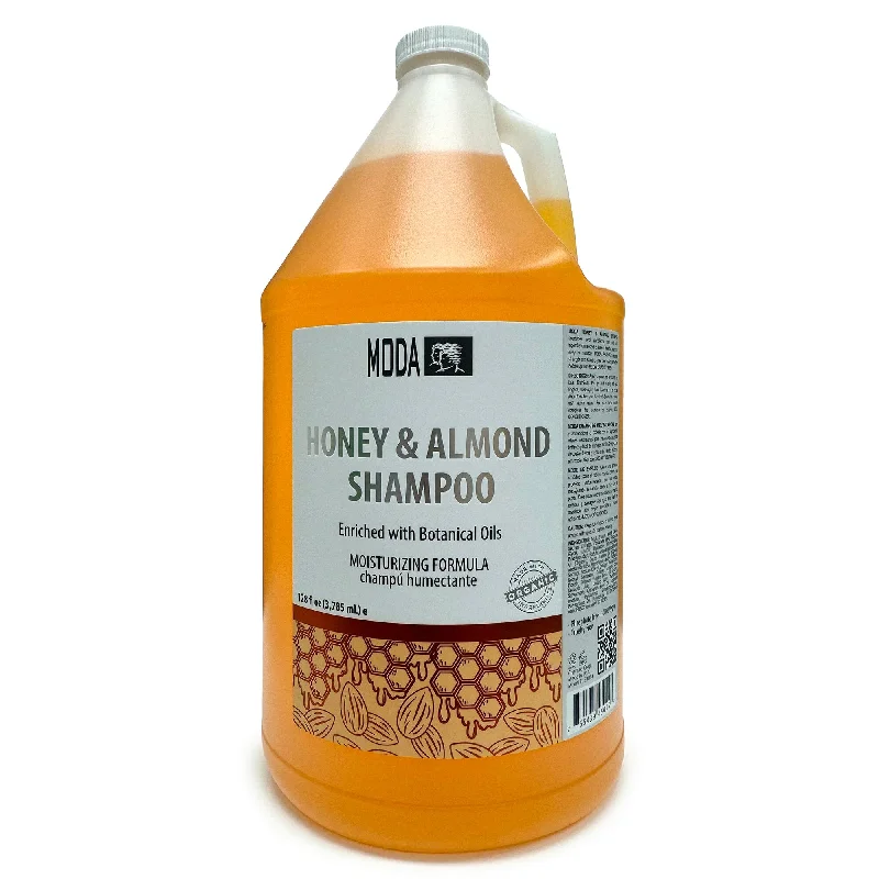 Honey Almond Moisturizing Shampoo for all Hair Types | 128 fl oz | MODA