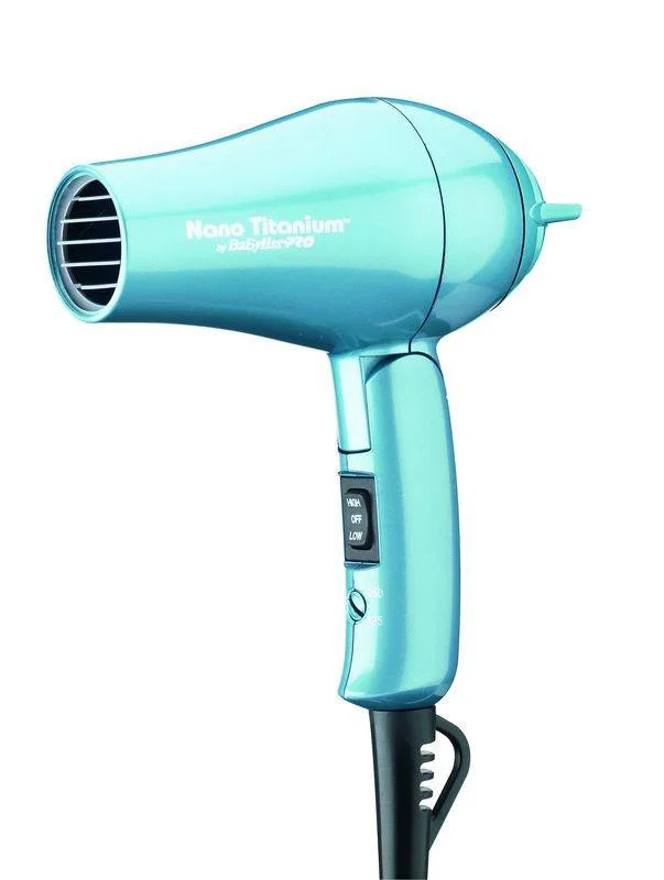 BABYLISS PRO NANO TITANIUM MINI TRAVEL HAIR DRYER