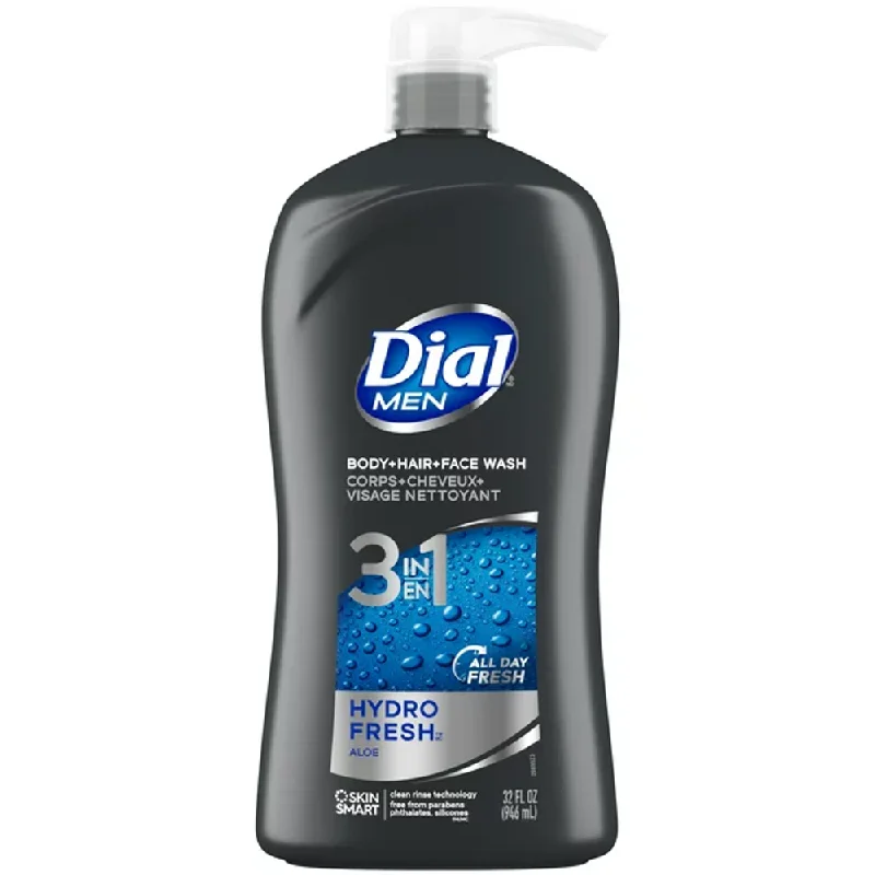 DIAL HAIR & BODY WASH FOR MEN HYDRO FRESH 473 ML