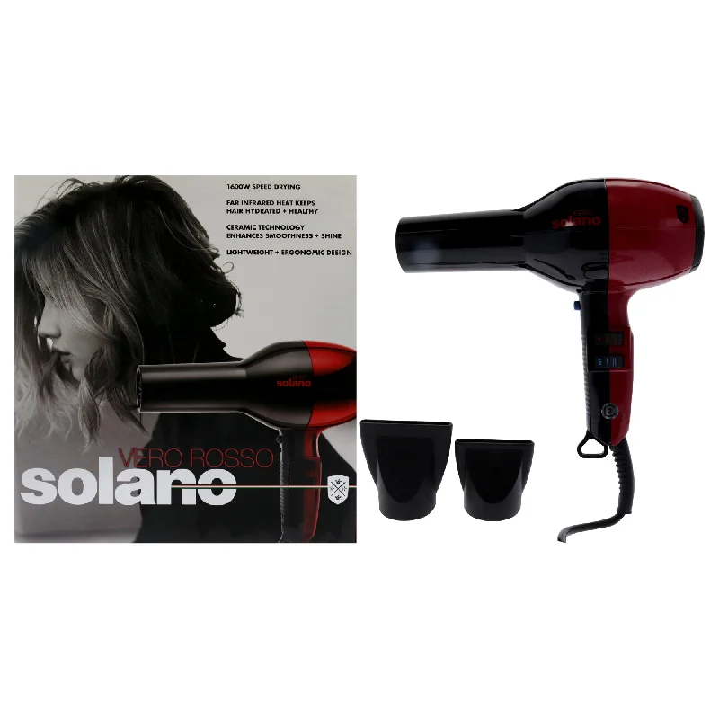 Vero Rosso Hair Dryer by Solano for Women - 1 Pc Hair Dryer