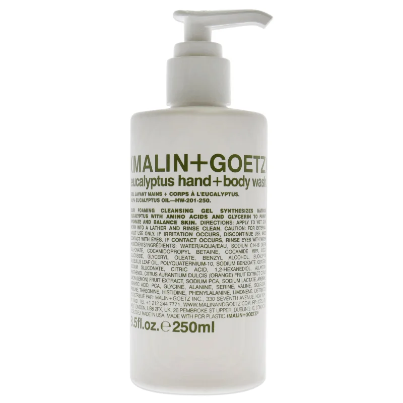 Eucalyptus Hand and Body Wash by Malin + Goetz for Unisex - 8.5 oz Body Wash