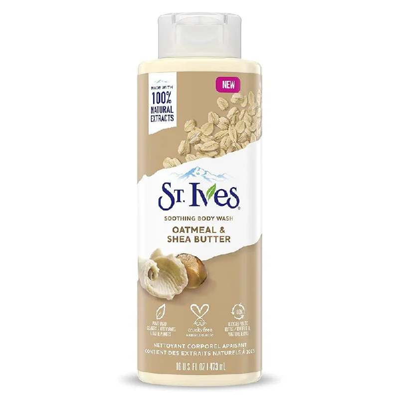 ST.IVES BODY WASH SOOTHING OATMEAL & SHEA BUTTER 473 ML