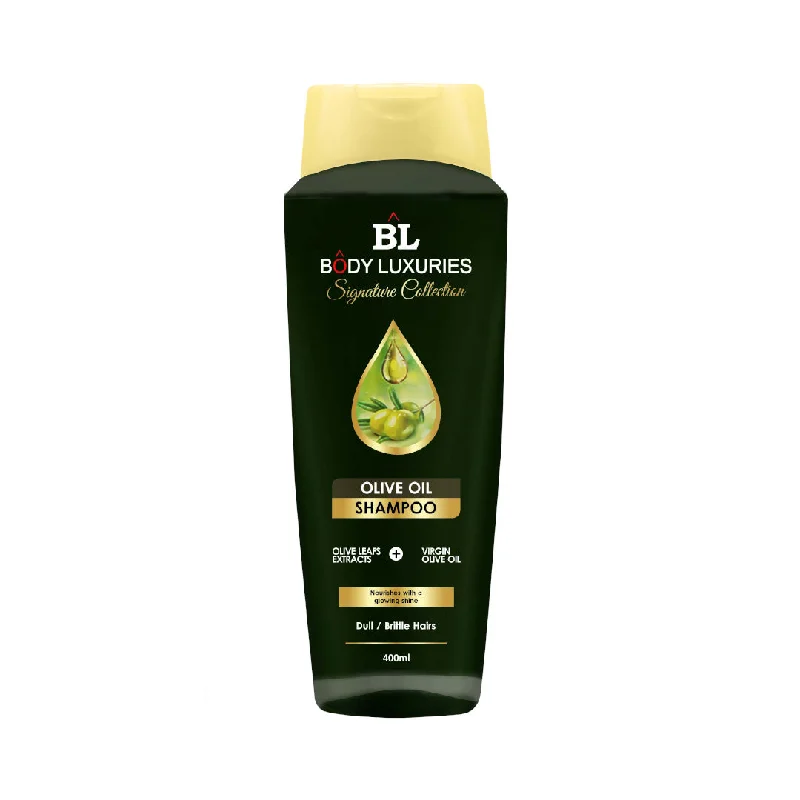 Body Luxuries Shampoo Olive Oil - Dull /Brittle Hair | BLHC 106 BOTTLE 400ML