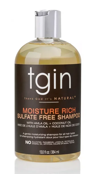 Tgin Moisture Rich Shampoo Sulfate Free 13 oz