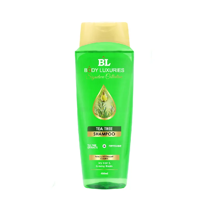 Body Luxuries Shampoo Tea Tree - Dry Hair & Greasy Roots | BLHC 103 BOTTLE 400ML